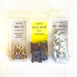 JEEP hardware set for bumper corners- Exact Metric Nuts & Bolts for XJ Cherokee